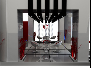 booth exhibition stand a504 3Dモデル