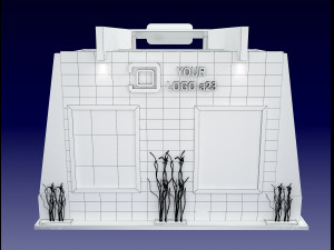 booth exhibition stand a505 3D Model