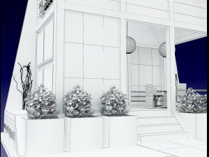 booth exhibition stand a505 3D Model