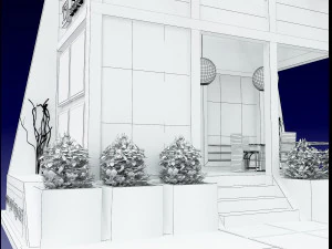 booth exhibition stand a505 3D Model
