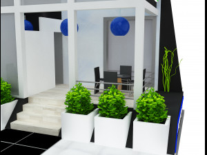 booth exhibition stand a505 3D Model