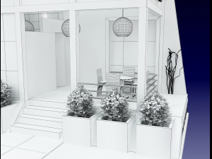 booth exhibition stand a505 3D Model