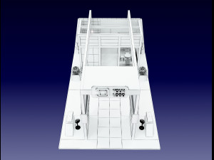 booth exhibition stand a505 3D Model