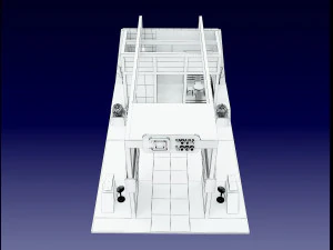 booth exhibition stand a505 3D Model