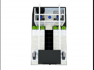 booth exhibition stand a505 3D Model
