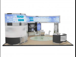 부스 전시대 a18 3D 모델