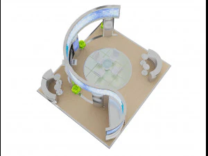 booth exhibition stand a18 3D Model
