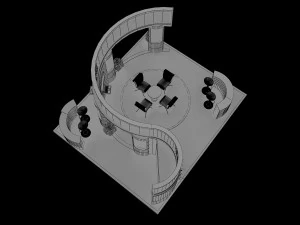 booth exhibition stand a18 3D Model