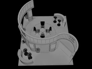 booth exhibition stand a18 3D Model