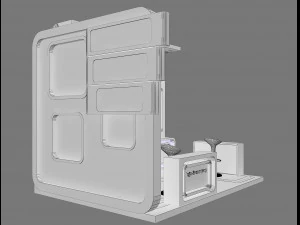 booth exhibition stand a 28 3D Model