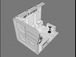 booth exhibition stand a 28 3D Model