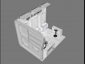 booth exhibition stand a 28 3D Model