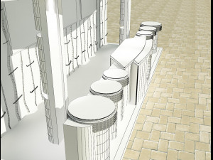 booth exhibition stand a4 3D Модель