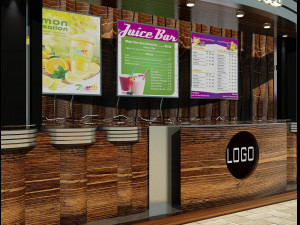 booth exhibition stand a4 3D Модель