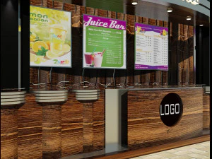 booth exhibition stand a4 3D Model