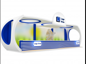 booth exhibition stand a 30 Model 3D
