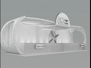 booth exhibition stand a 30 Model 3D