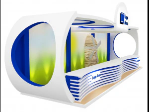 booth exhibition stand a 30 3D Model