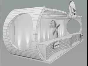booth exhibition stand a 30 3D Model