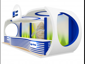 booth exhibition stand a 30 Model 3D