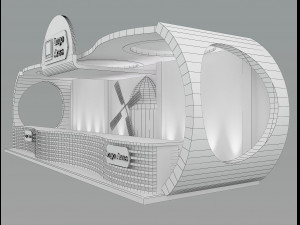 booth exhibition stand a 30 Model 3D