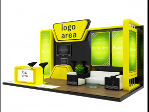Booth Exhibition Stand a 6 3D Model