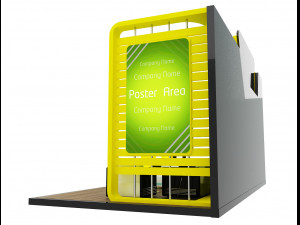 Booth Exhibition Stand a 6 3D Model