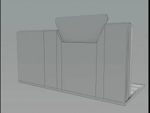 Booth Exhibition Stand a 6 3D Model