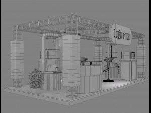 Booth Exhibition Stand a 21 3D Model