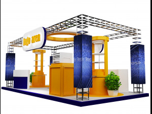 Booth Exhibition Stand a 21 3D Model