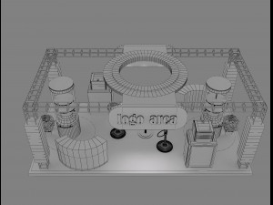 Booth Exhibition Stand a 21 3D Model
