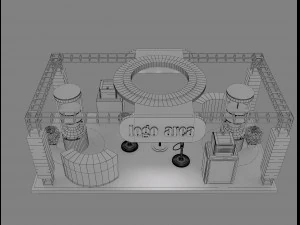 Booth Exhibition Stand a 21 3D Model
