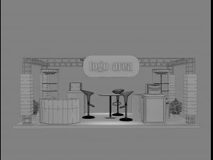 Booth Exhibition Stand a 21 3D Model