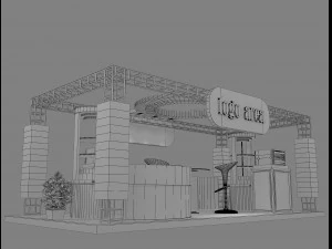 Booth Exhibition Stand a 21 3D Model