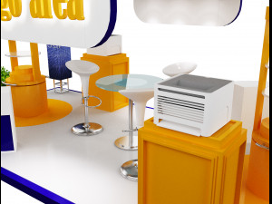 Booth Exhibition Stand a 21 3D Model
