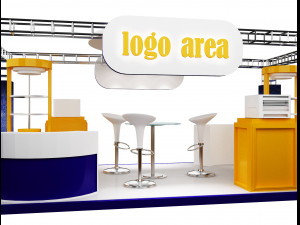 Booth Exhibition Stand a 21 3D Model