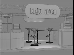 Booth Exhibition Stand a 21 3D Model