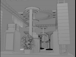 Booth Exhibition Stand a 21 3D Model