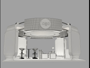 Booth Exhibition Stand a 40a Modelo 3D