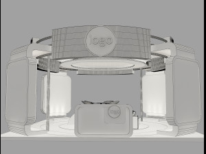 Booth Exhibition Stand a 40a Modelo 3D