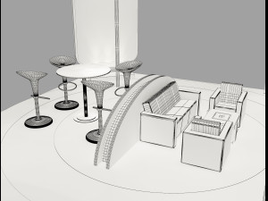Booth Exhibition Stand a 40a Modelo 3D