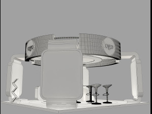 Booth Exhibition Stand a 40a Modelo 3D