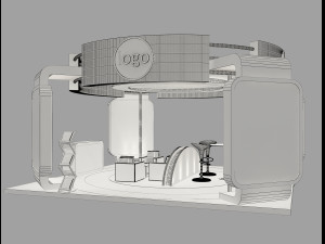 Booth Exhibition Stand a 40a Modelo 3D