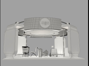 Booth Exhibition Stand a 40b 3D Модель