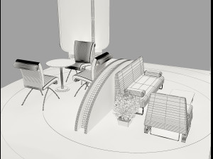 Booth Exhibition Stand a 40b 3D Модель