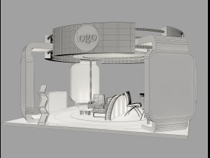 Booth Exhibition Stand a 40b 3D Модель