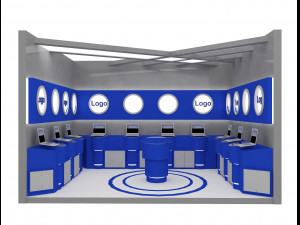 Booth Exhibition Stand a 14b Model 3D