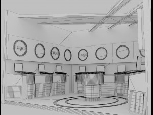 Booth Exhibition Stand a 14b Model 3D