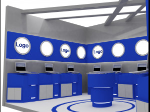 Booth Exhibition Stand a 14b Model 3D