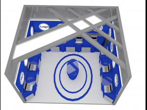 Booth Exhibition Stand a 14b Model 3D